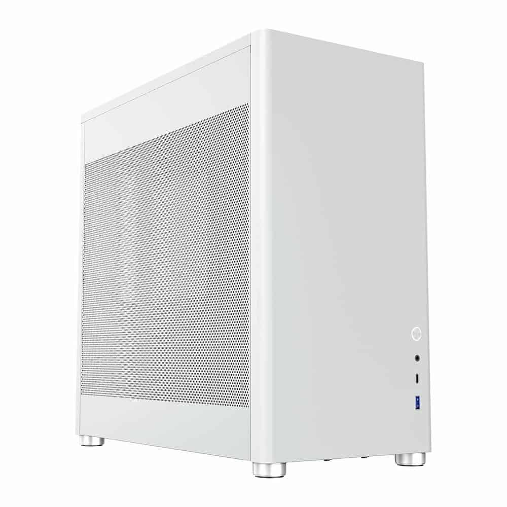 GameMax Meshbox Mid Tower White PC Gaming Case